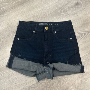 AE super stretch size 4 jean shorts